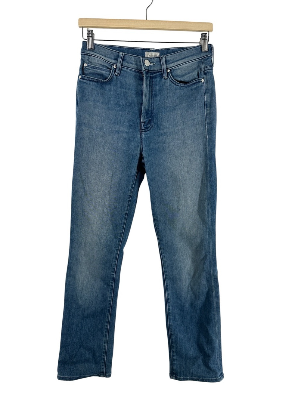 Mother High Waisted Rascal Ankle Jeans in Crack The Whip Wash sz lg